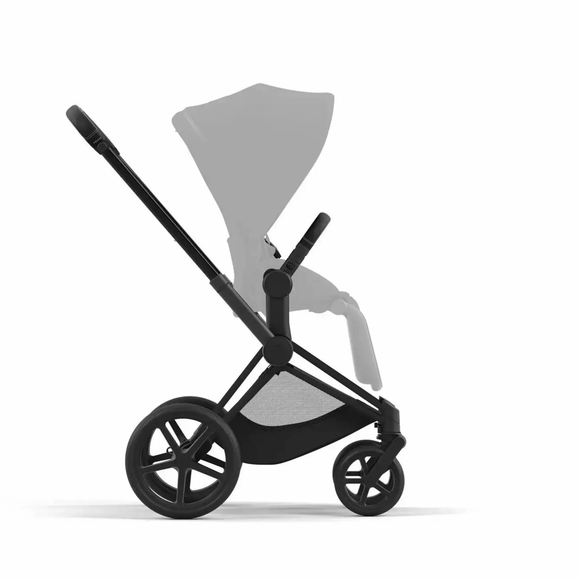 cybex PLATINUM Set Priam Rahmen Matt Black mit Wanne Lux und Sitzpaket Cozy*Kinder Kinderwagen Zubehör|Kombi-Kinderwagen