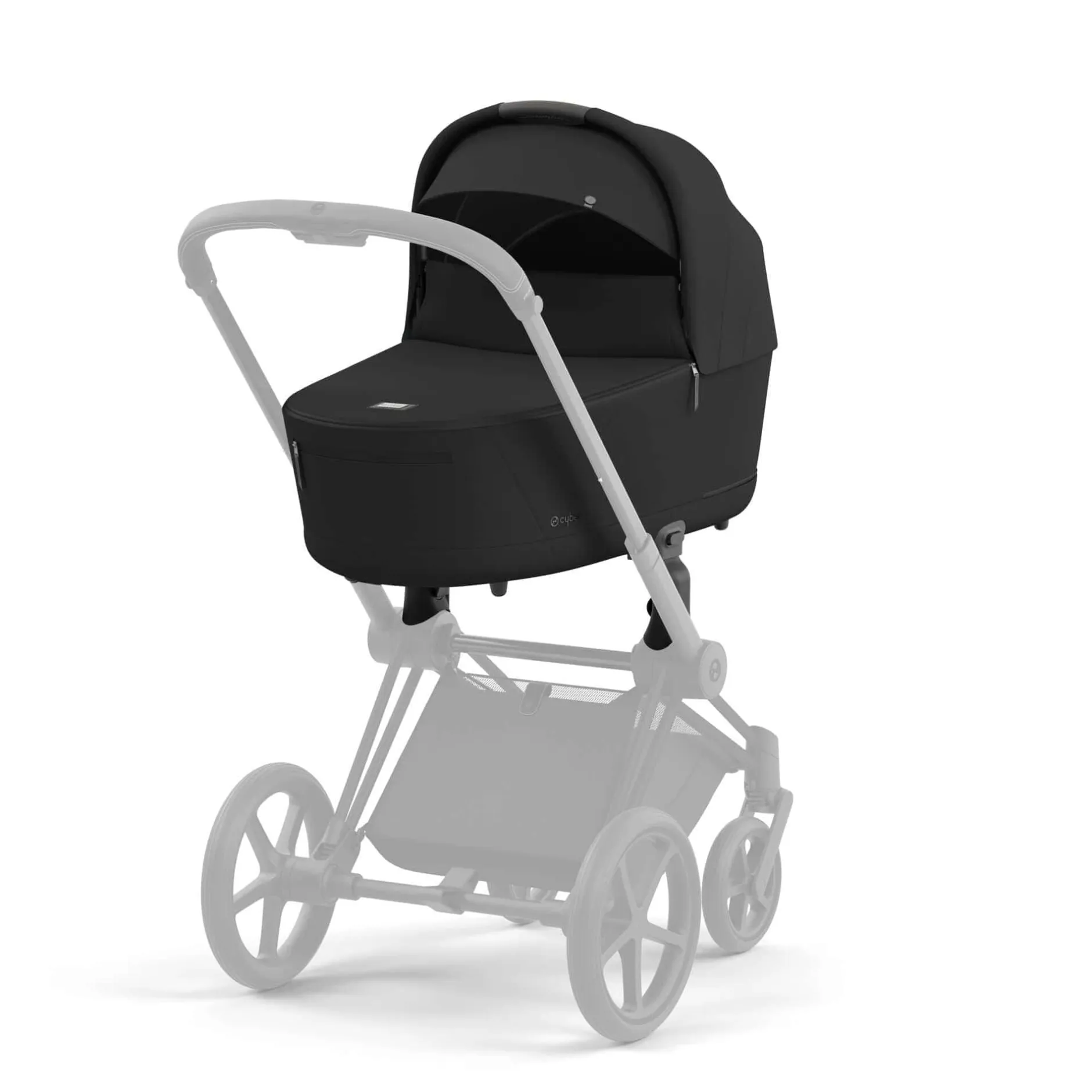 cybex PLATINUM Set Priam Rahmen Rosegold mit Wanne Lux und Sitzpaket Sepia Black*Kinder Kombi-Kinderwagen|Kinderwagen Zubehör