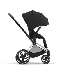 cybex PLATINUM Set Priam Rahmen Rosegold mit Wanne Lux und Sitzpaket Sepia Black*Kinder Kombi-Kinderwagen|Kinderwagen Zubehör