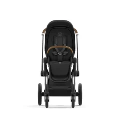 cybex PLATINUM Set Priam Rahmen Rosegold mit Wanne Lux und Sitzpaket Sepia Black*Kinder Kombi-Kinderwagen|Kinderwagen Zubehör