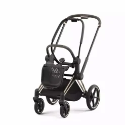 cybex PLATINUM Set Priam Rahmen Rosegold mit Wanne Lux und Sitzpaket Sepia Black*Kinder Kombi-Kinderwagen|Kinderwagen Zubehör