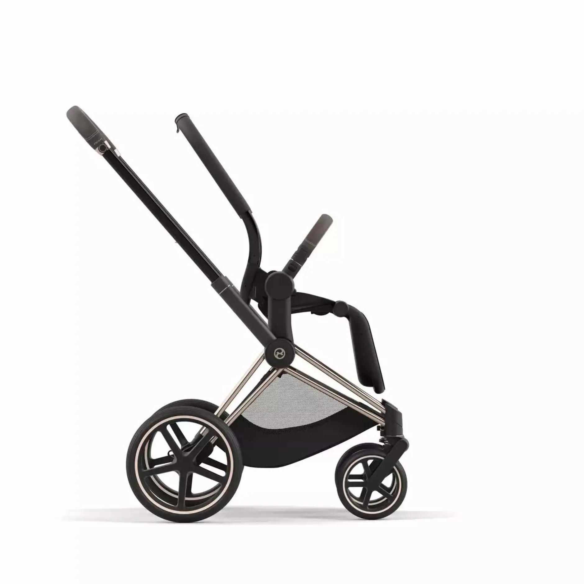 cybex PLATINUM Set Priam Rahmen Rosegold mit Wanne Lux und Sitzpaket Sepia Black*Kinder Kombi-Kinderwagen|Kinderwagen Zubehör