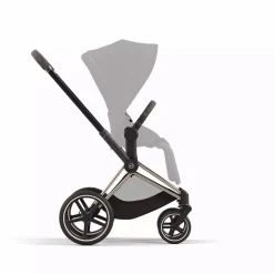 cybex PLATINUM Set Priam Rahmen Rosegold mit Wanne Lux und Sitzpaket Sepia Black*Kinder Kombi-Kinderwagen|Kinderwagen Zubehör