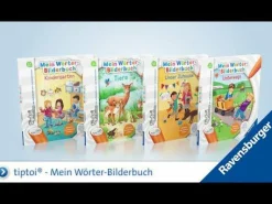 Ravensburger Set tiptoi® Starter-Set: Stift + Buch Kindergarten mit tiptoi® Stift-Hülle*Kinder Kinderbücher|Spielzeug Ab 3 Jahren