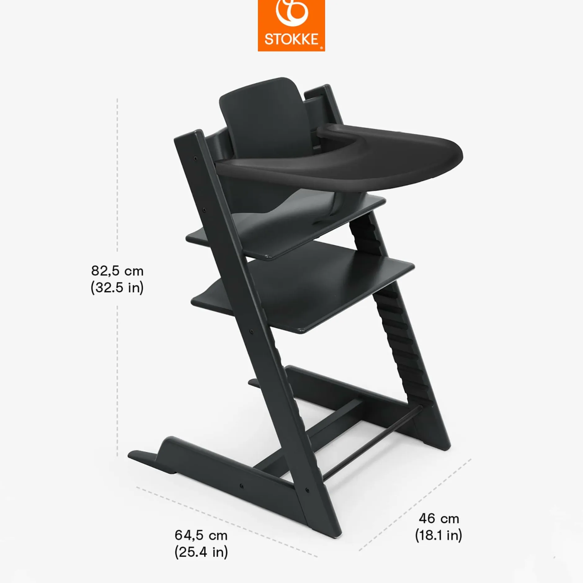 STOKKE Set Tripp Trapp® mit Baby Set und Tablett* Treppenhochstühle