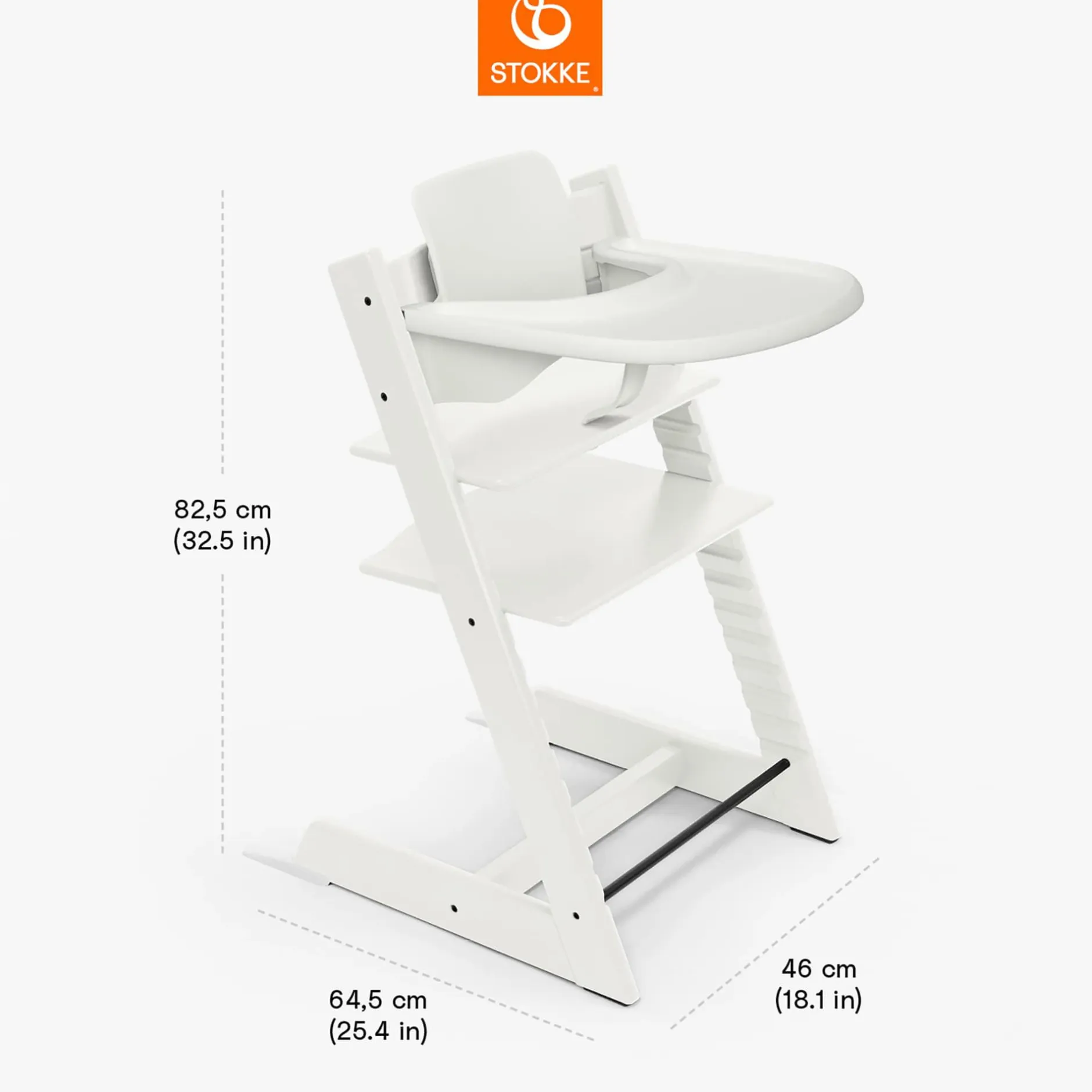 STOKKE Set Tripp Trapp® mit Baby Set² mit Tablett* Treppenhochstühle