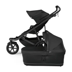 THULE Set Urban Glide 3 Black on Black mit Wanne*Kinder Kombi-Kinderwagen