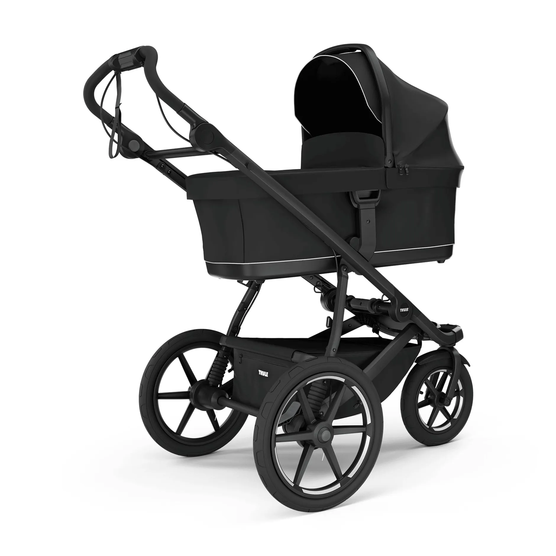 THULE Set Urban Glide 3 Black on Black mit Wanne*Kinder Kombi-Kinderwagen