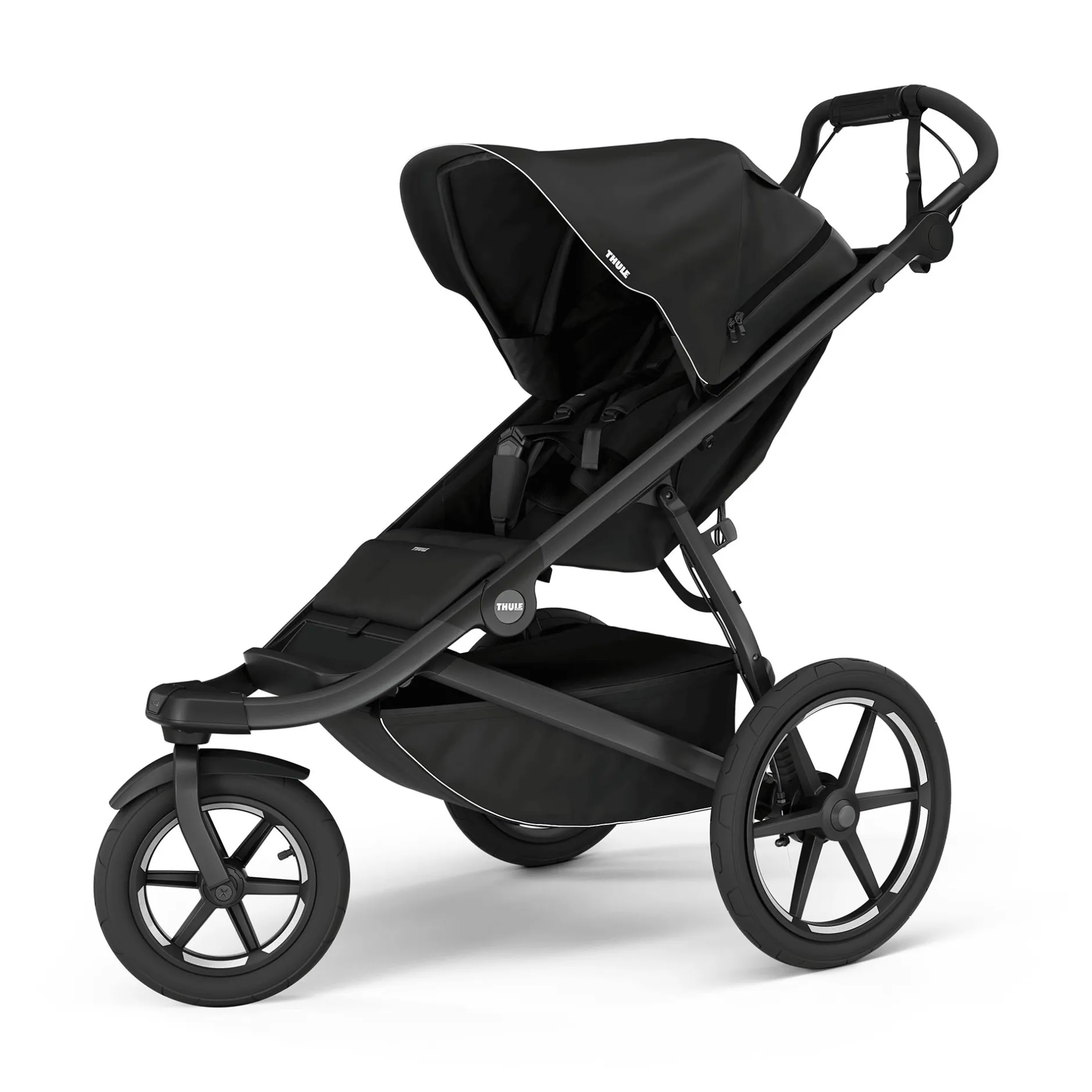 THULE Set Urban Glide 3 Black on Black mit Wanne*Kinder Kombi-Kinderwagen