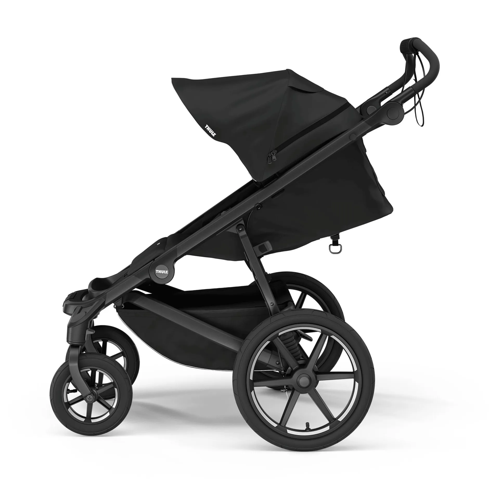 THULE Set Urban Glide 4-wheel Black on Black mit Wanne*Kinder Kombi-Kinderwagen