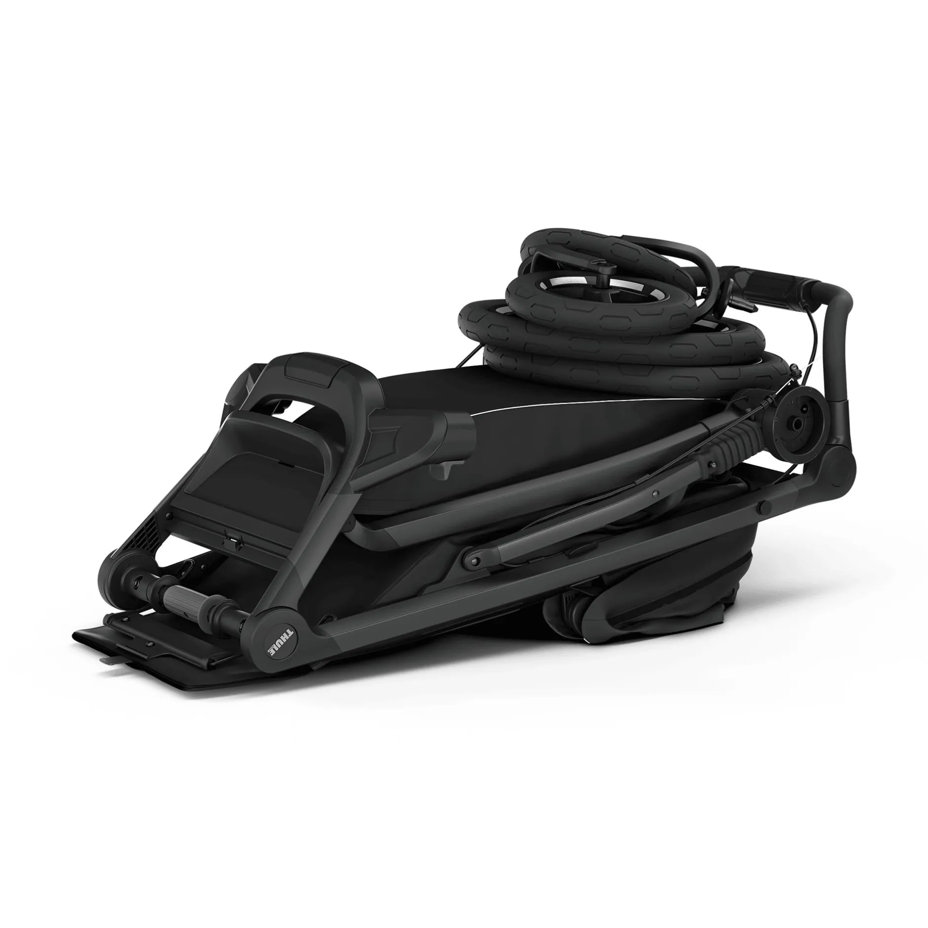 THULE Set Urban Glide 4-wheel Black on Black mit Wanne*Kinder Kombi-Kinderwagen
