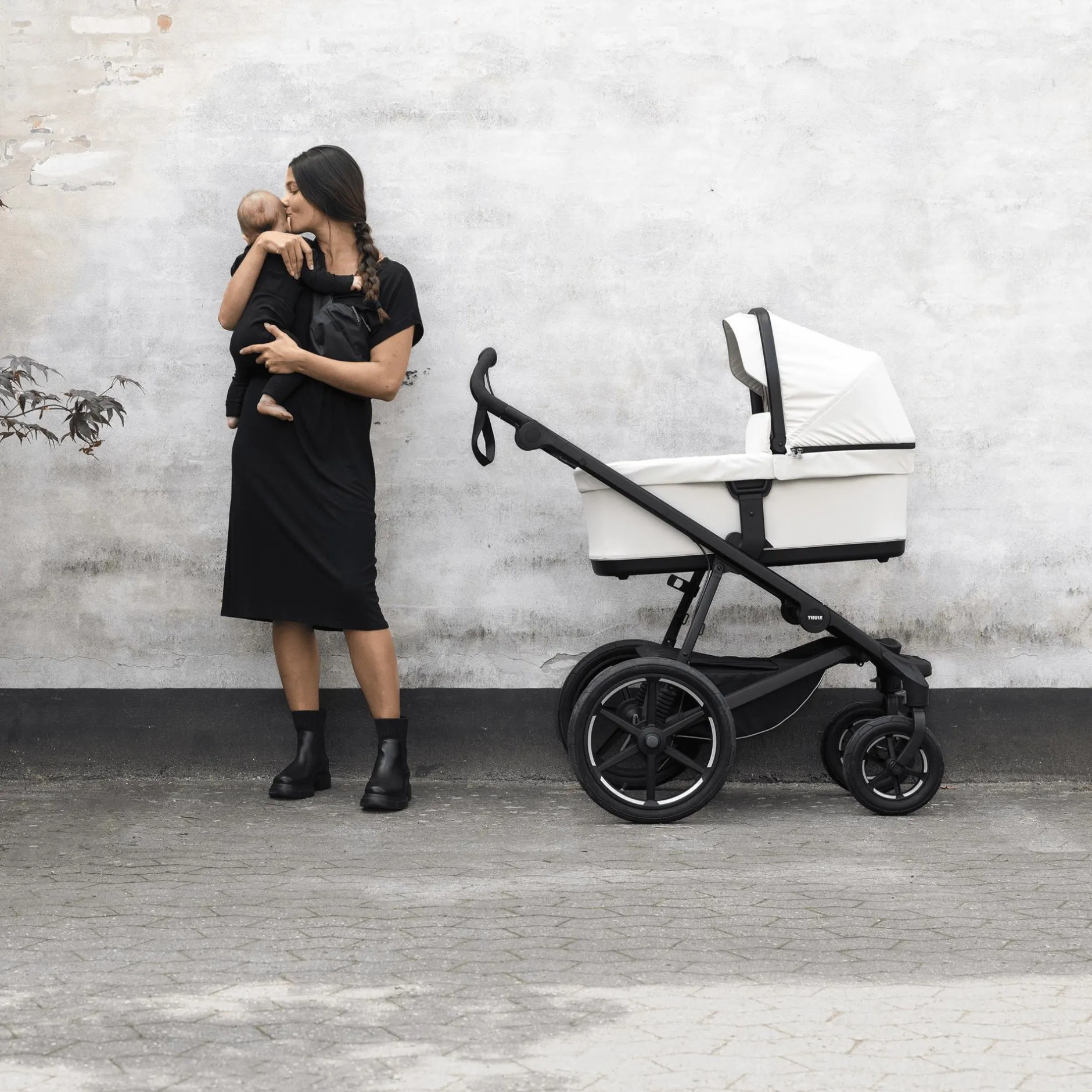 THULE Set Urban Glide 4-wheel Soft mit Wanne*Kinder Kombi-Kinderwagen