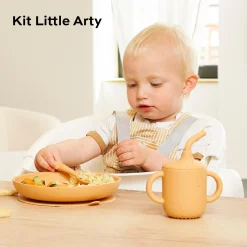 babymoov Silikon Geschirr-Set Little Arty* Besteck & Geschirr