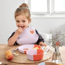 Lu00c4SSIG Silikon-Lätzchen Heart* Lätzchen|Lätzchen