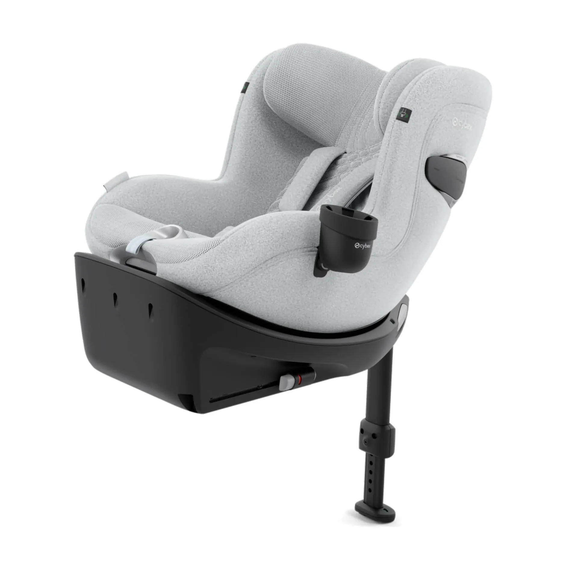 cybex PLATINUM Sirona Ti i-Size Platinum White*Kinder Reboarder 0-18 Kg, Gruppe 0+/1