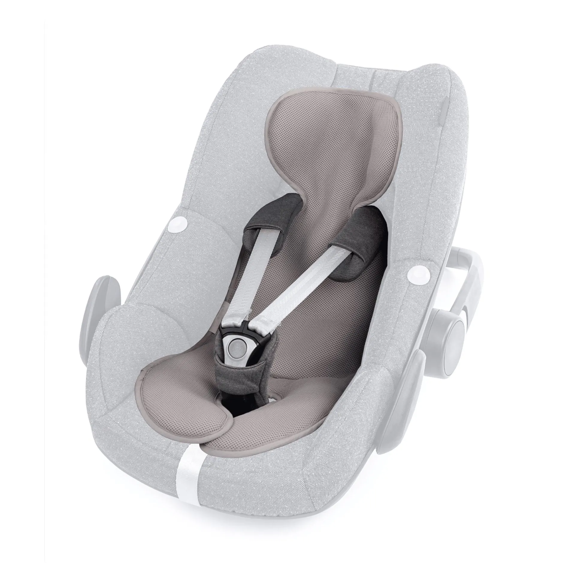 Liebes vPriebes Sitzauflage COOLAIR Waffelpiqué Natur/Grau Gr. 0+*Kinder Kindersitz Zubehör