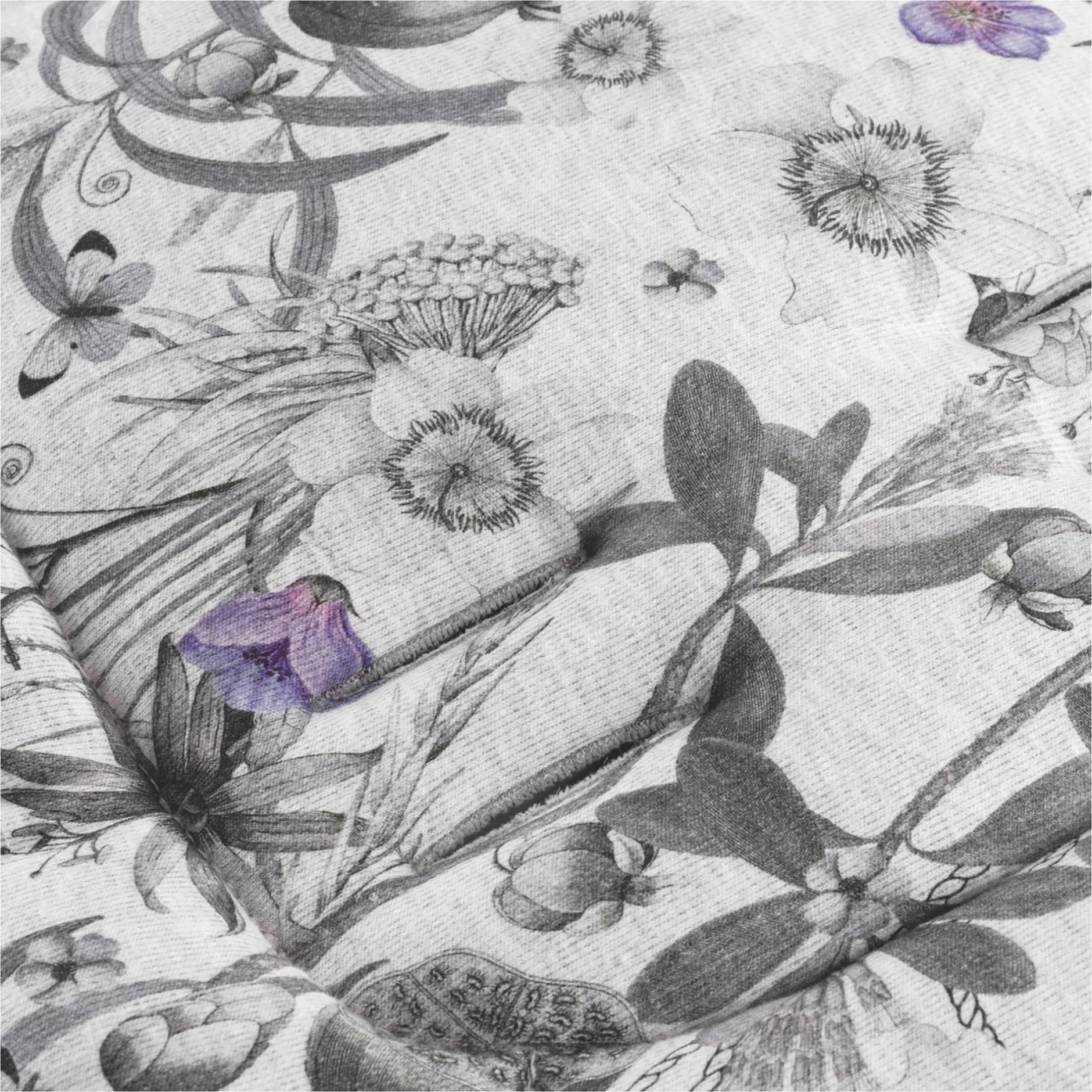 hauck Sitzauflage Floral Grey*Kinder Kinderwagen Zubehör