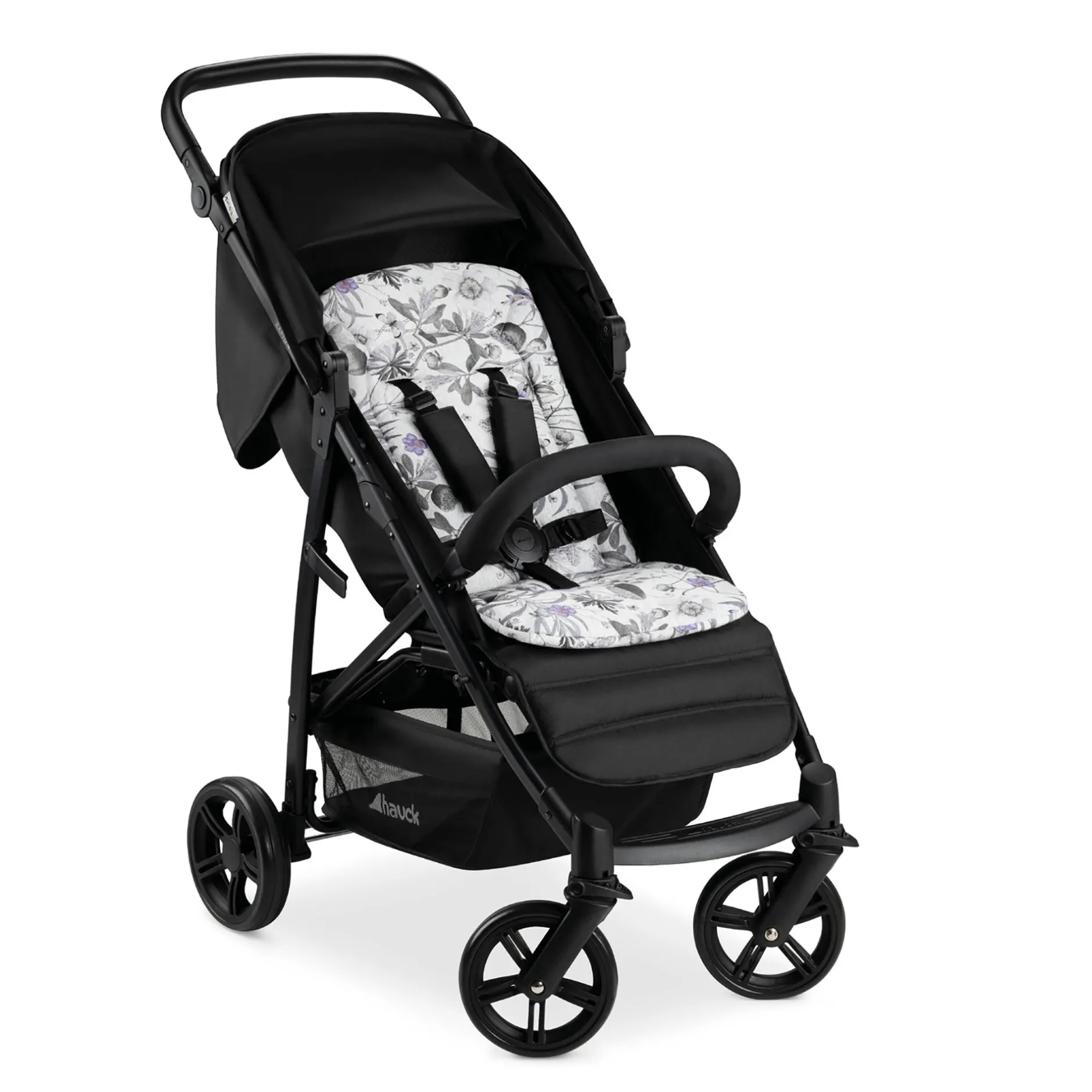 hauck Sitzauflage Floral Grey*Kinder Kinderwagen Zubehör