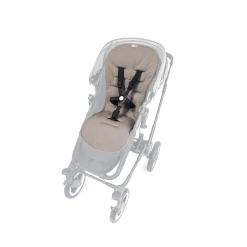 Liebes von Priebes Sitzauflage Mia COOLAIR Grau/Taupe*Kinder Kinderwagen Zubehör