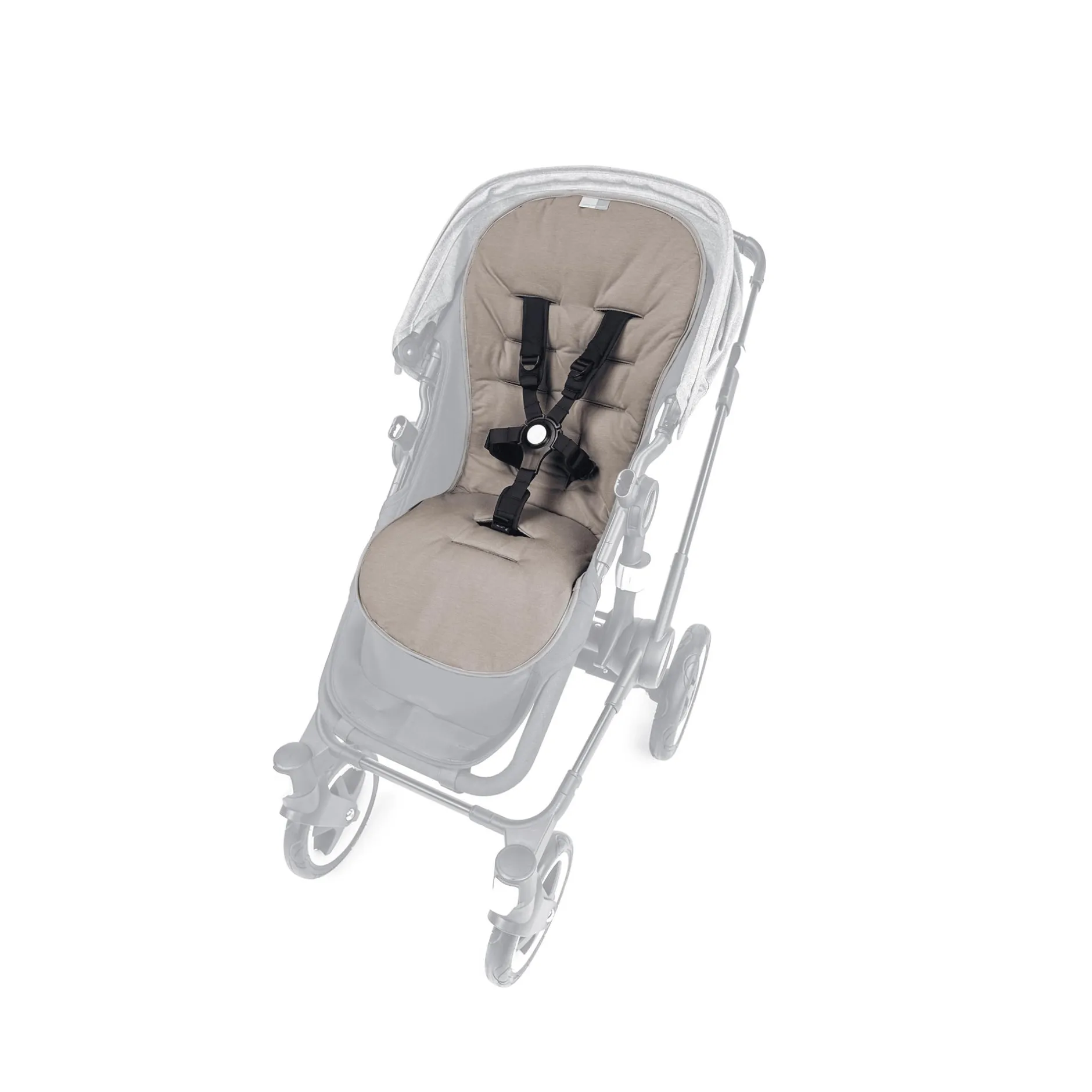 Liebes von Priebes Sitzauflage Mia COOLAIR Grau/Taupe*Kinder Kinderwagen Zubehör