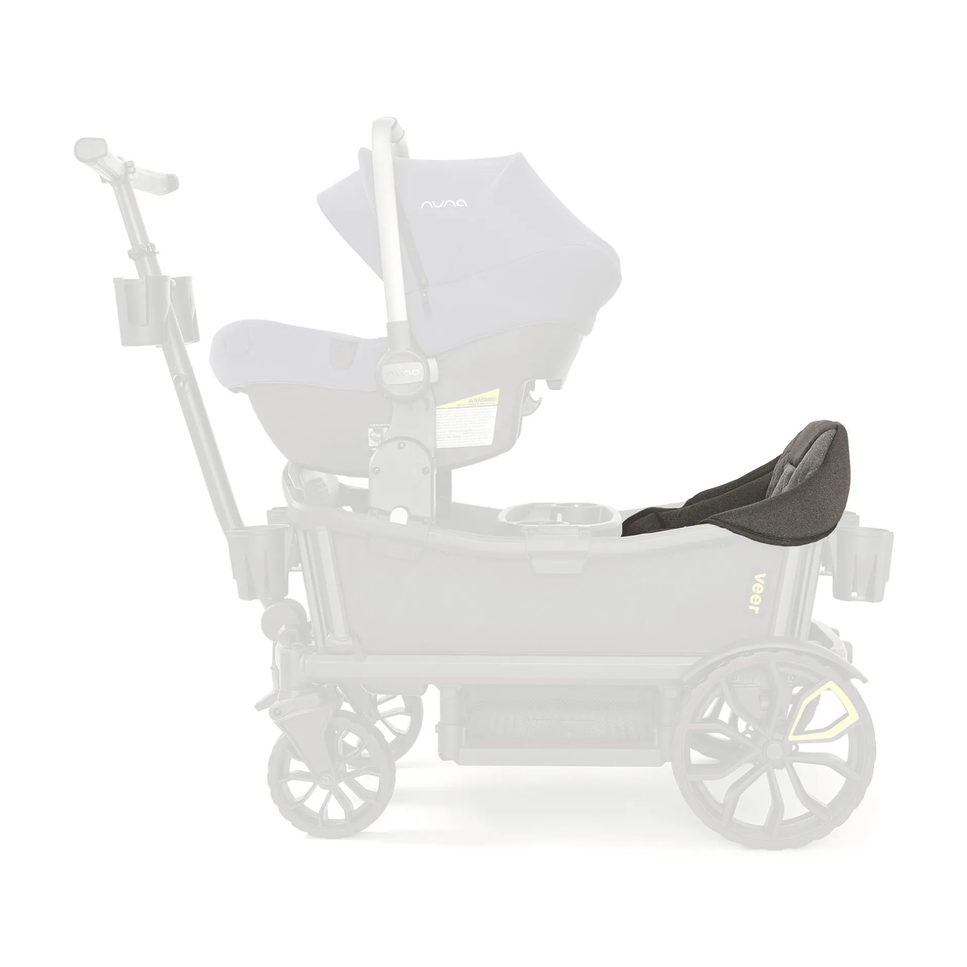 VEER Sitzeinsatz für Kleinkinder für Cruiser XL*Kinder Bollerwagen|Kinderfahrzeuge