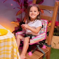 BrightStarts Sitzerhöhung Minnie Mouse Pop 'n Sit* Reisehochstühle
