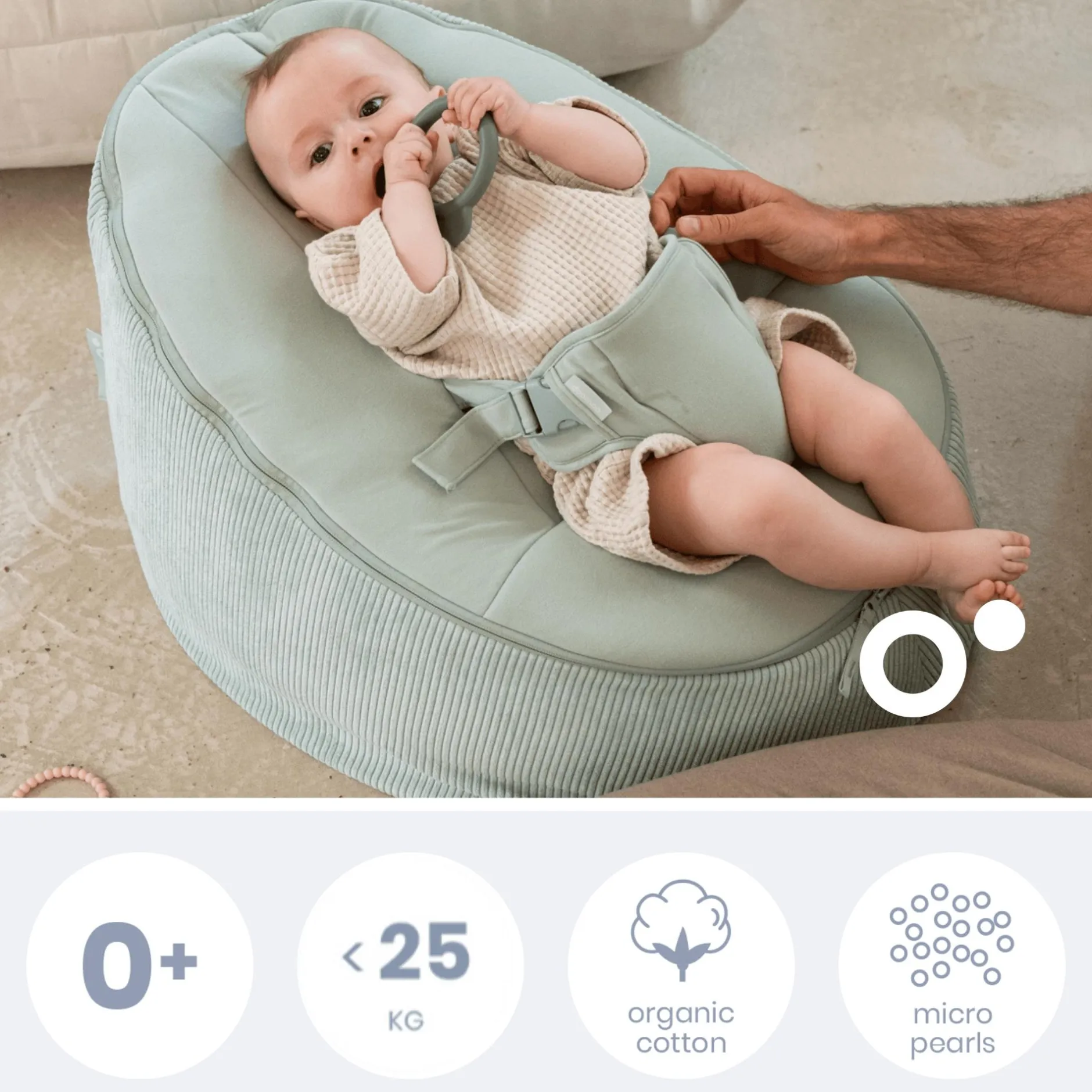 doomoo Sitzsack Seat'n Grow Green*Kinder Kindersitzgruppen|Spielgeräte