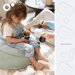 doomoo Sitzsack Seat'n Grow Green*Kinder Kindersitzgruppen|Spielgeräte