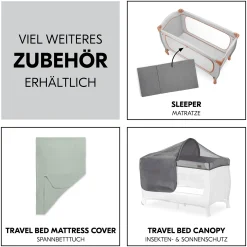 hauck Sleep N Play Go Plus Dusty Cork* Reisebetten & Zubehör