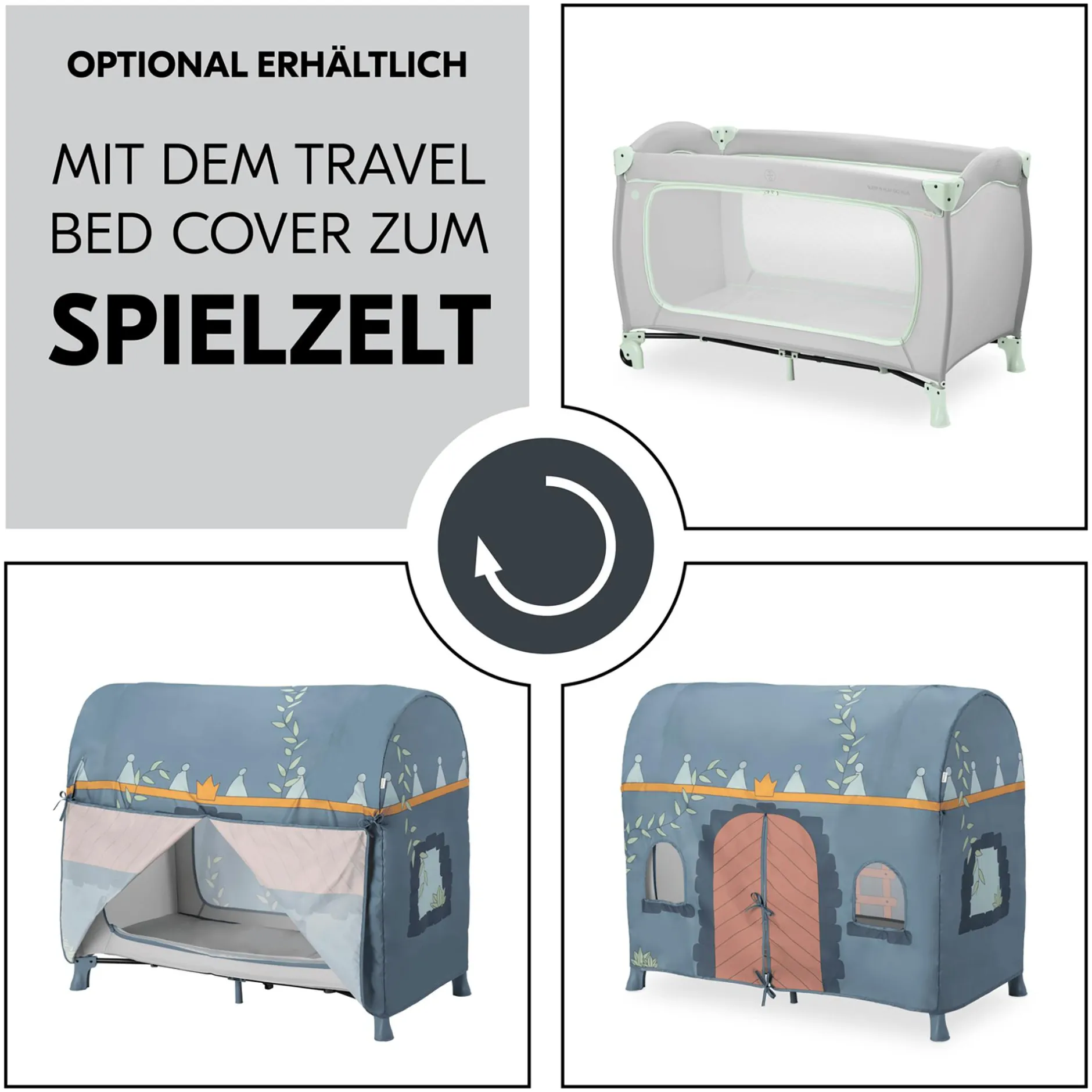 hauck Sleep N Play Go Plus Dusty Mint* Reisebetten & Zubehör