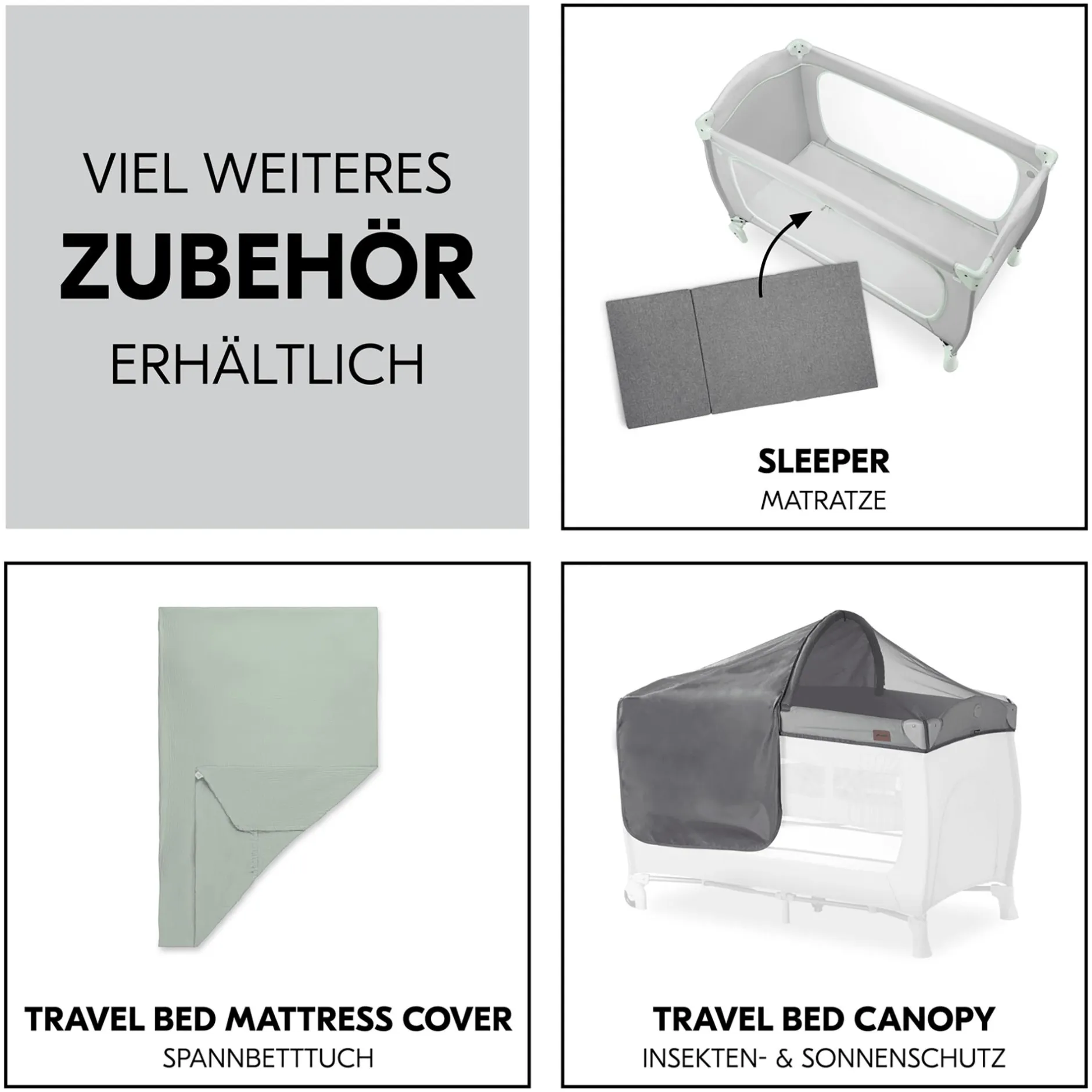 hauck Sleep N Play Go Plus Dusty Mint* Reisebetten & Zubehör