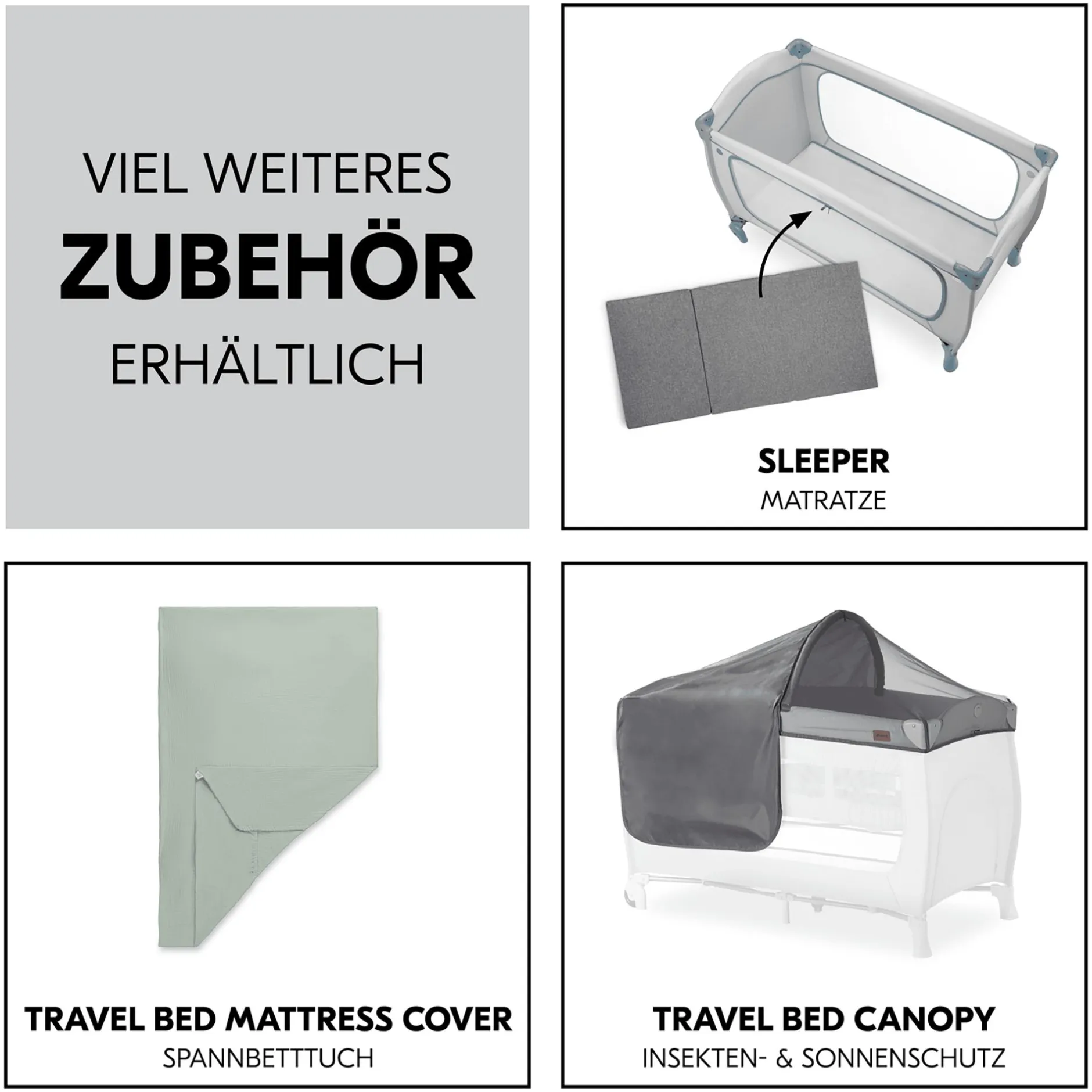 hauck Sleep N Play Go Plus Dusty Blue* Reisebetten & Zubehör