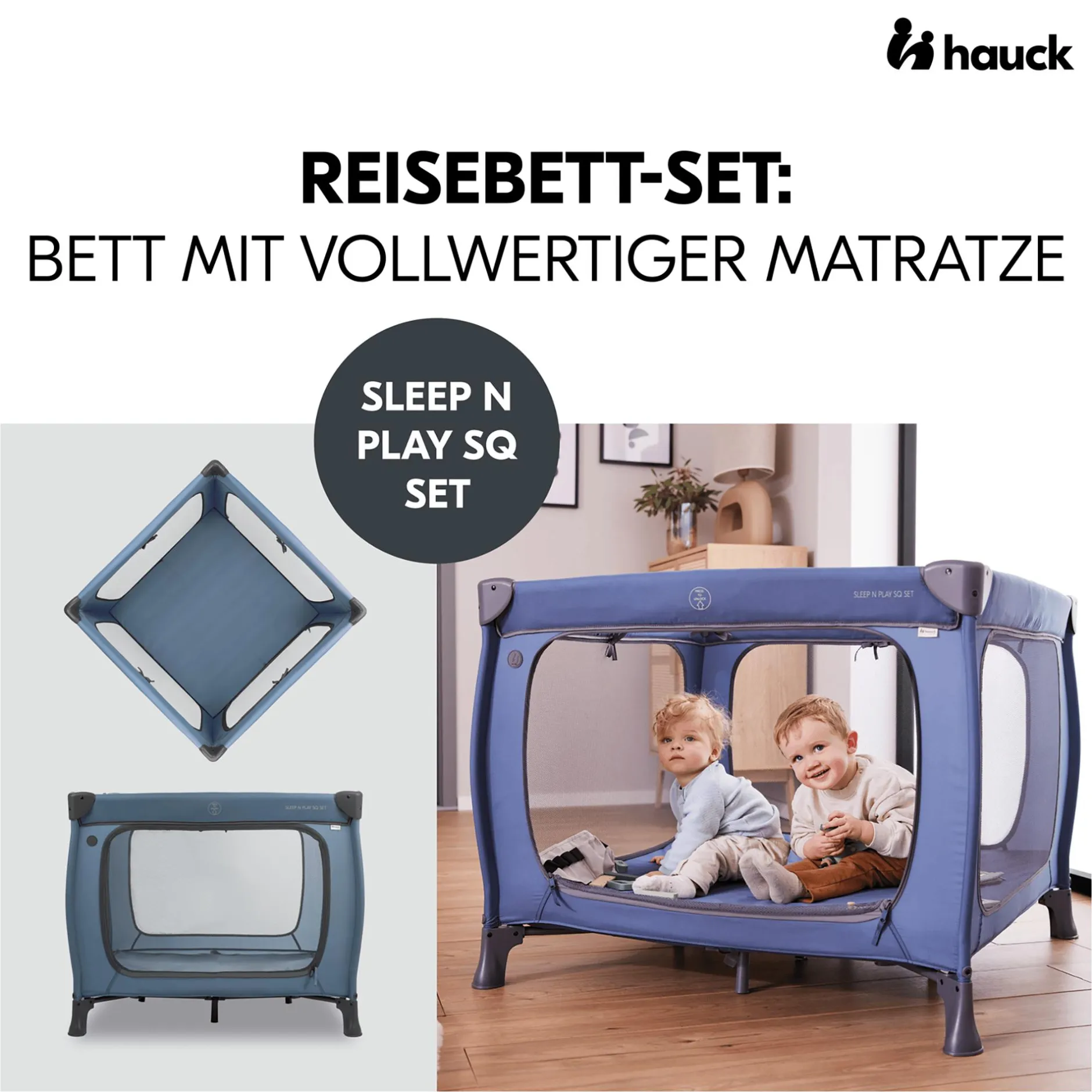 hauck Sleep N Play SQ Dark Blue* Reisebetten & Zubehör