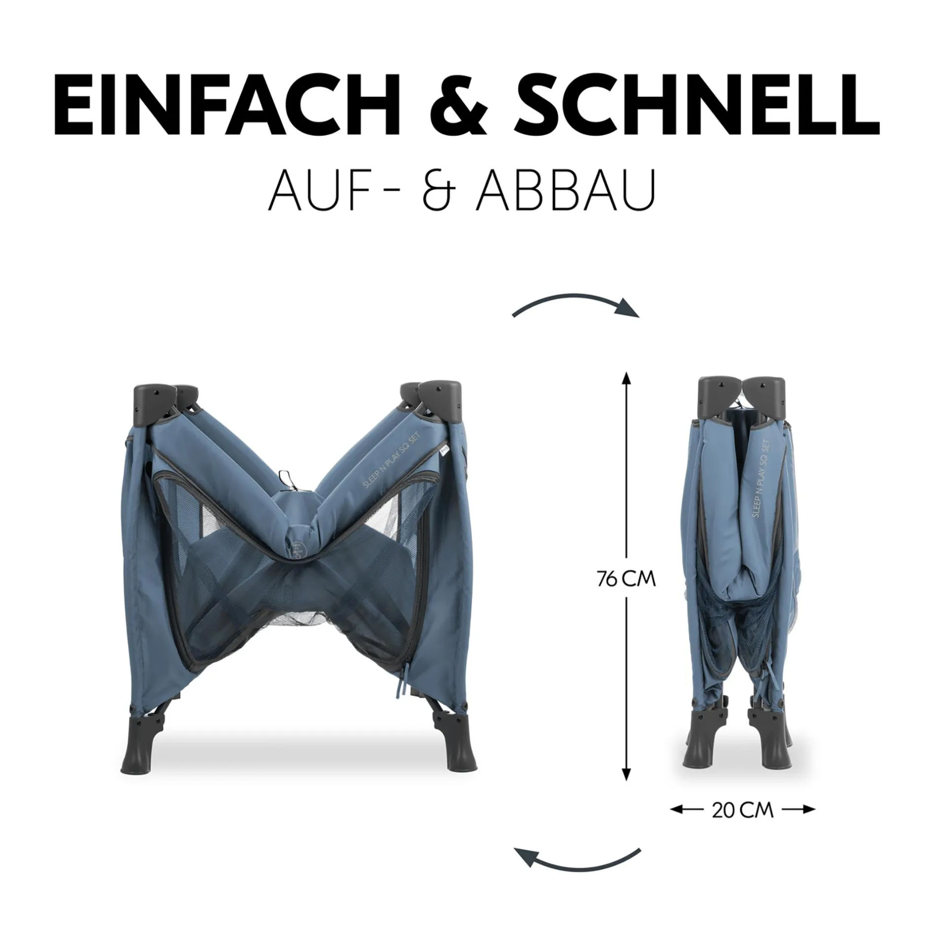 hauck Sleep N Play SQ Dark Blue* Reisebetten & Zubehör