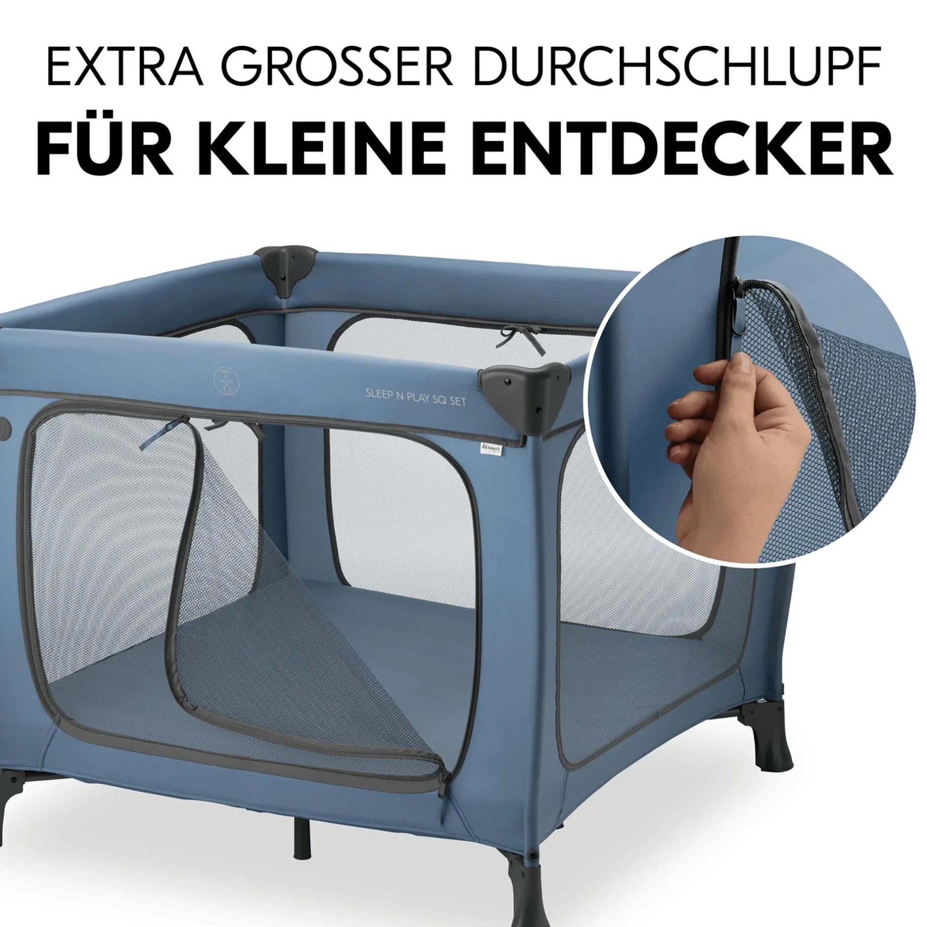 hauck Sleep N Play SQ Dark Blue* Reisebetten & Zubehör