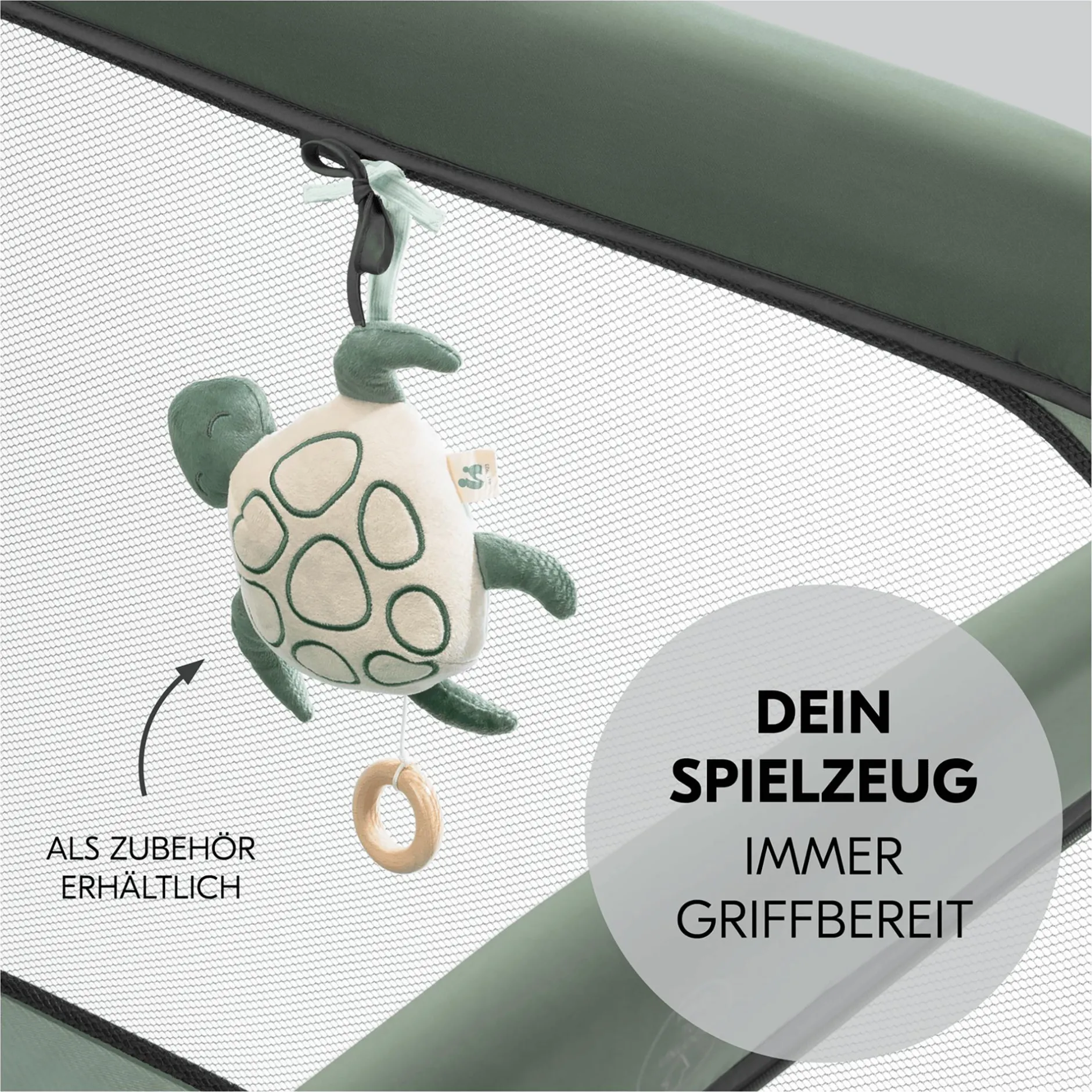 hauck Sleep N Play SQ Set Dark Green* Reisebetten & Zubehör