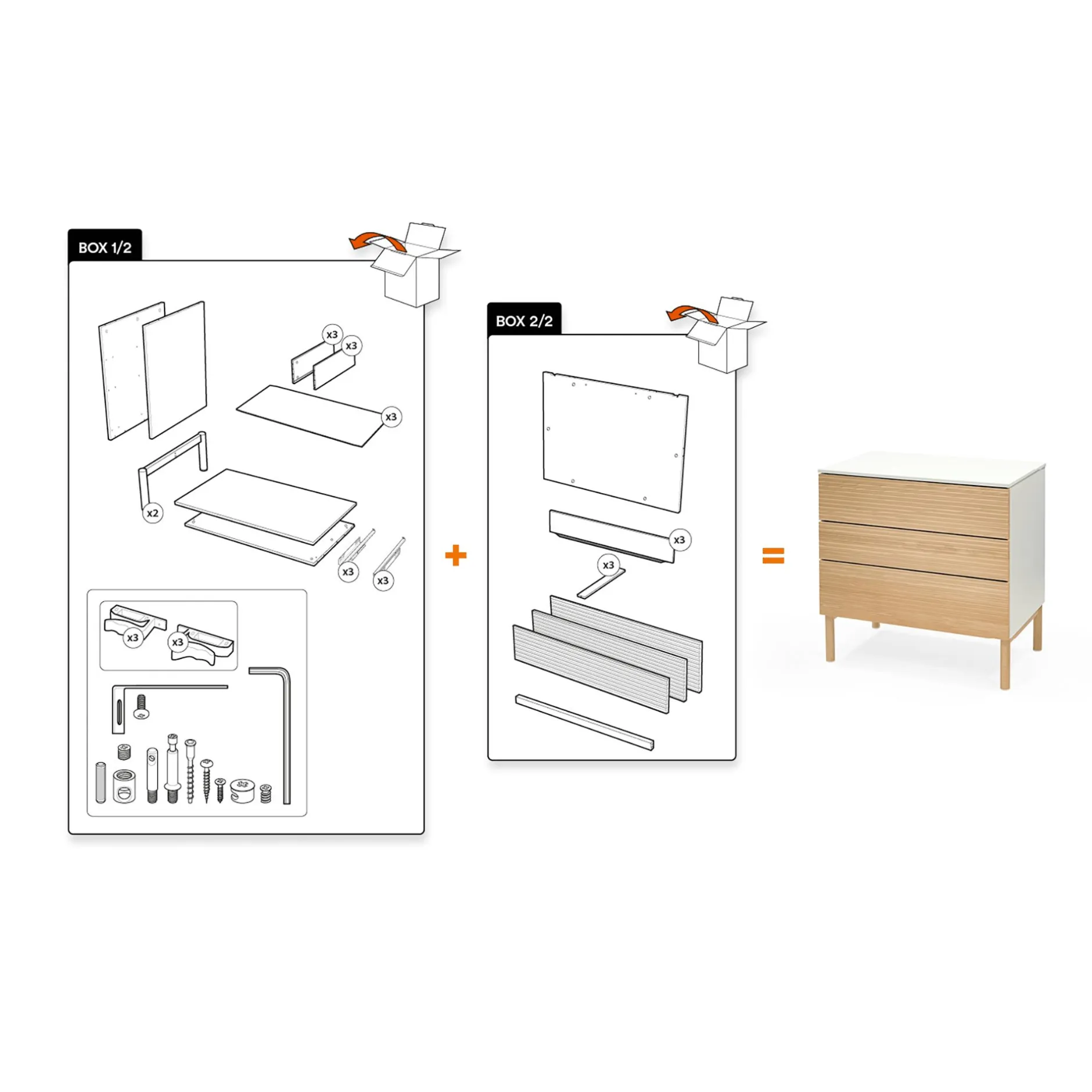 STOKKE Sleepi™ Kommode Natural Teil 2 von 2* Wickelmöbel