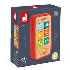 Janod Smartphone aus Holz*Kinder Holzspielzeug