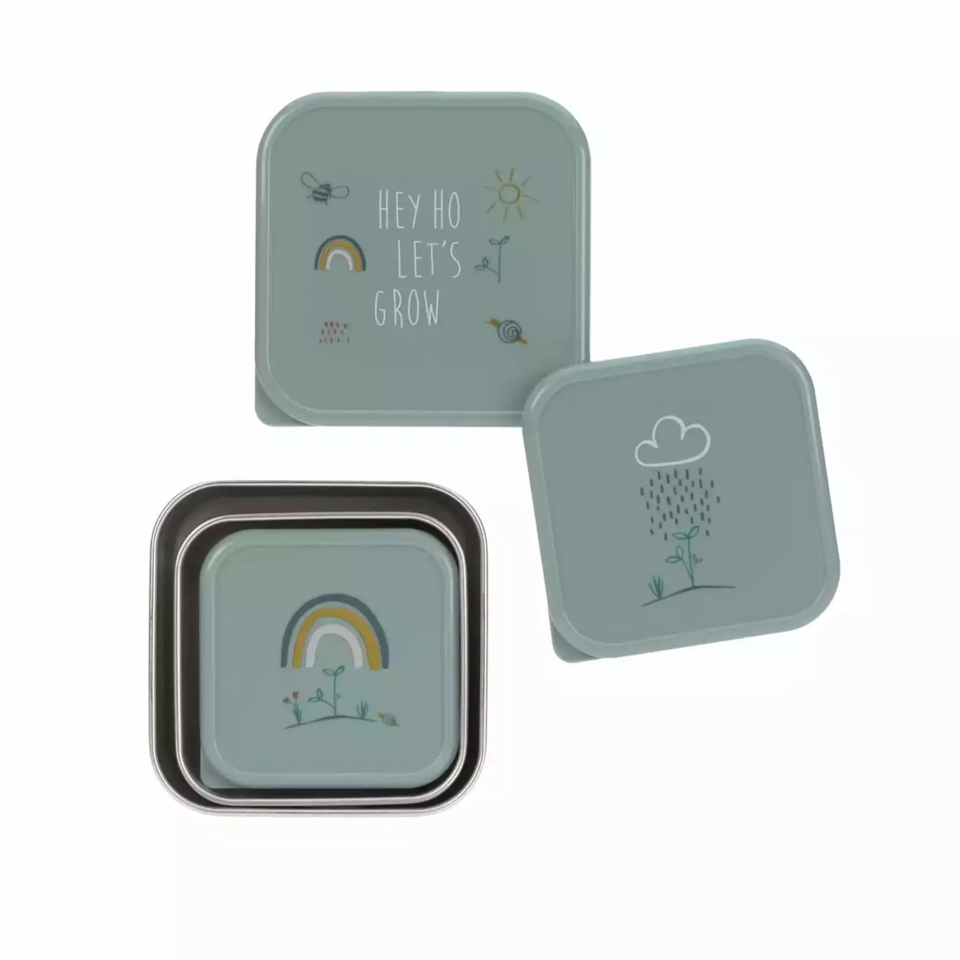 Lu00c4SSIG Snackbox-Set Garden Explorer* Nahrungsbehälter