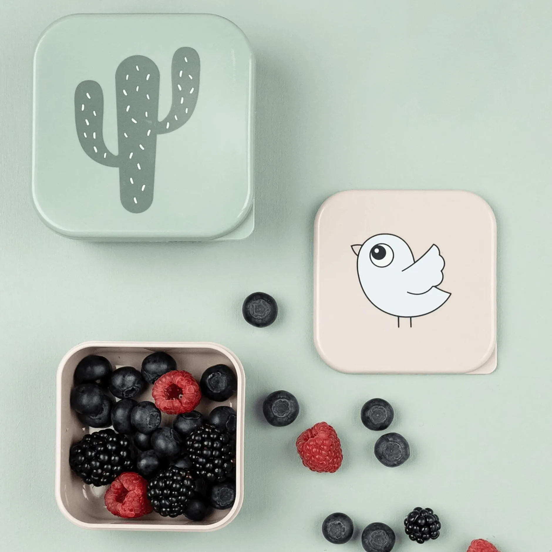 done by deer Snackbox-Set Lalee* Besteck & Geschirr|Nahrungsbehälter