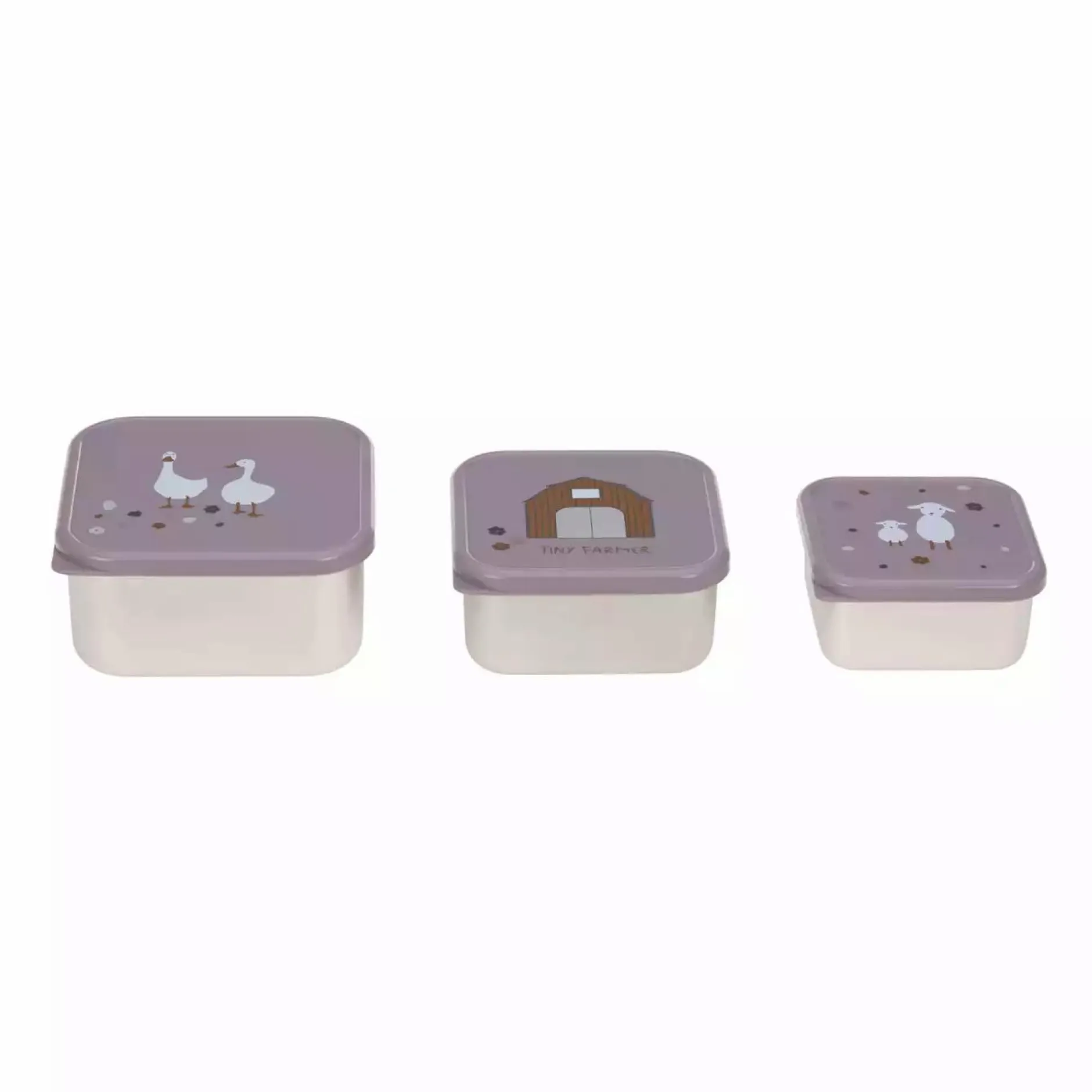 Lu00c4SSIG Snackbox-Set Tiny Farmer* Nahrungsbehälter