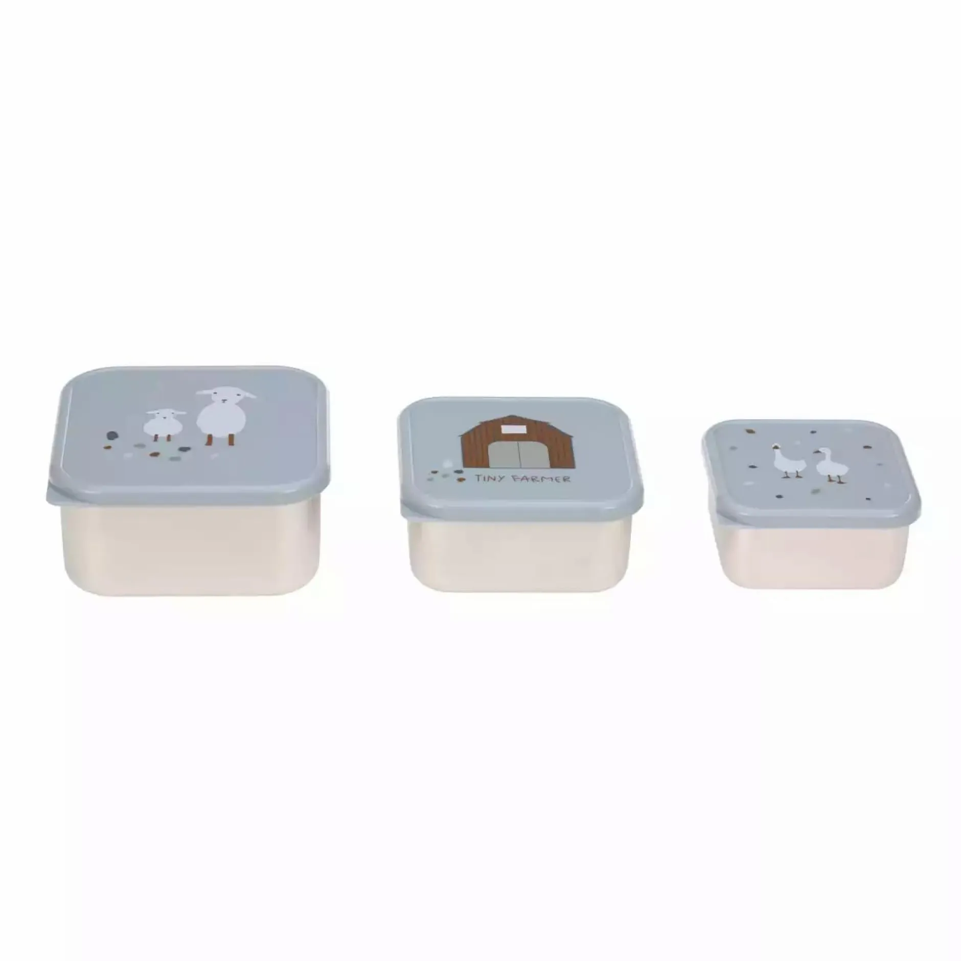 Lu00c4SSIG Snackbox-Set Tiny Farmer* Nahrungsbehälter