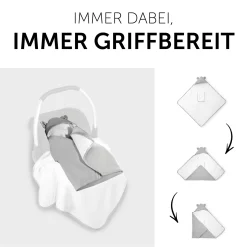 hauck Snuggle N Dream Grey*Kinder Kindersitz Zubehör|Kinderwagen Zubehör