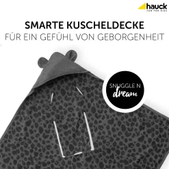 hauck Snuggle N Dream Leo Grey*Kinder Kinderwagen Zubehör|Kindersitz Zubehör