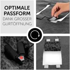 hauck Snuggle N Dream Leo Grey*Kinder Kinderwagen Zubehör|Kindersitz Zubehör