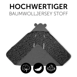 hauck Snuggle N Dream Leo Grey*Kinder Kinderwagen Zubehör|Kindersitz Zubehör