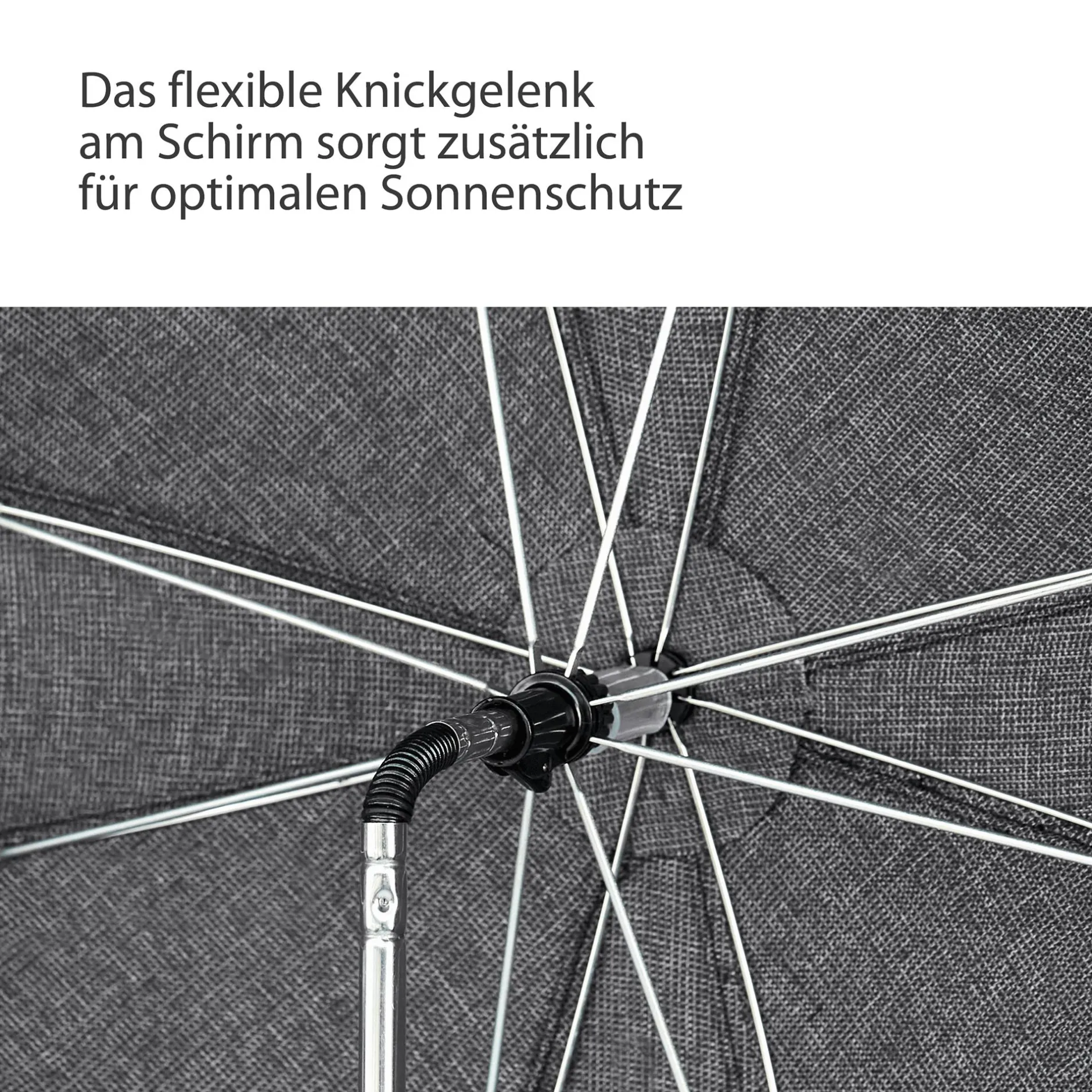 ABC DESIGN Sonnenschirm Sunny Asphalt*Kinder Kinderwagen Zubehör