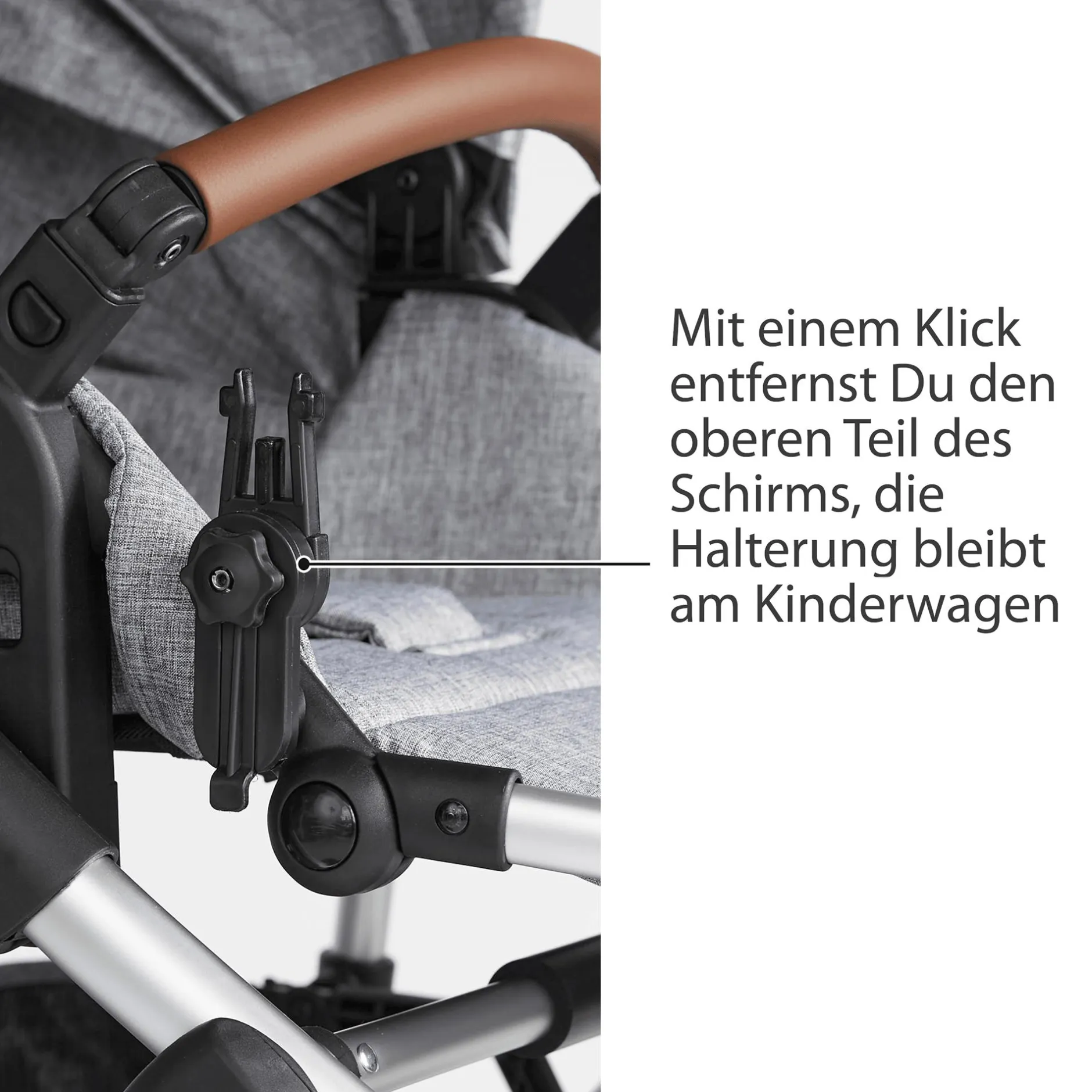 ABC DESIGN Sonnenschirm Sunny Asphalt*Kinder Kinderwagen Zubehör