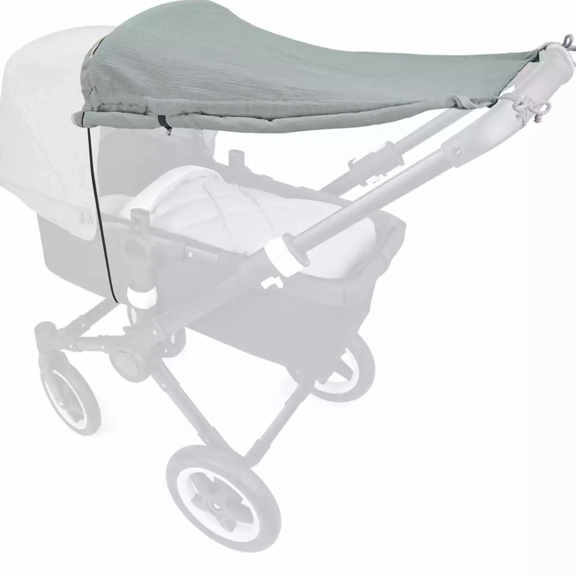 Liebes vPriebes Sonnensegel Johanna Musselin Green*Kinder Kinderwagen Zubehör