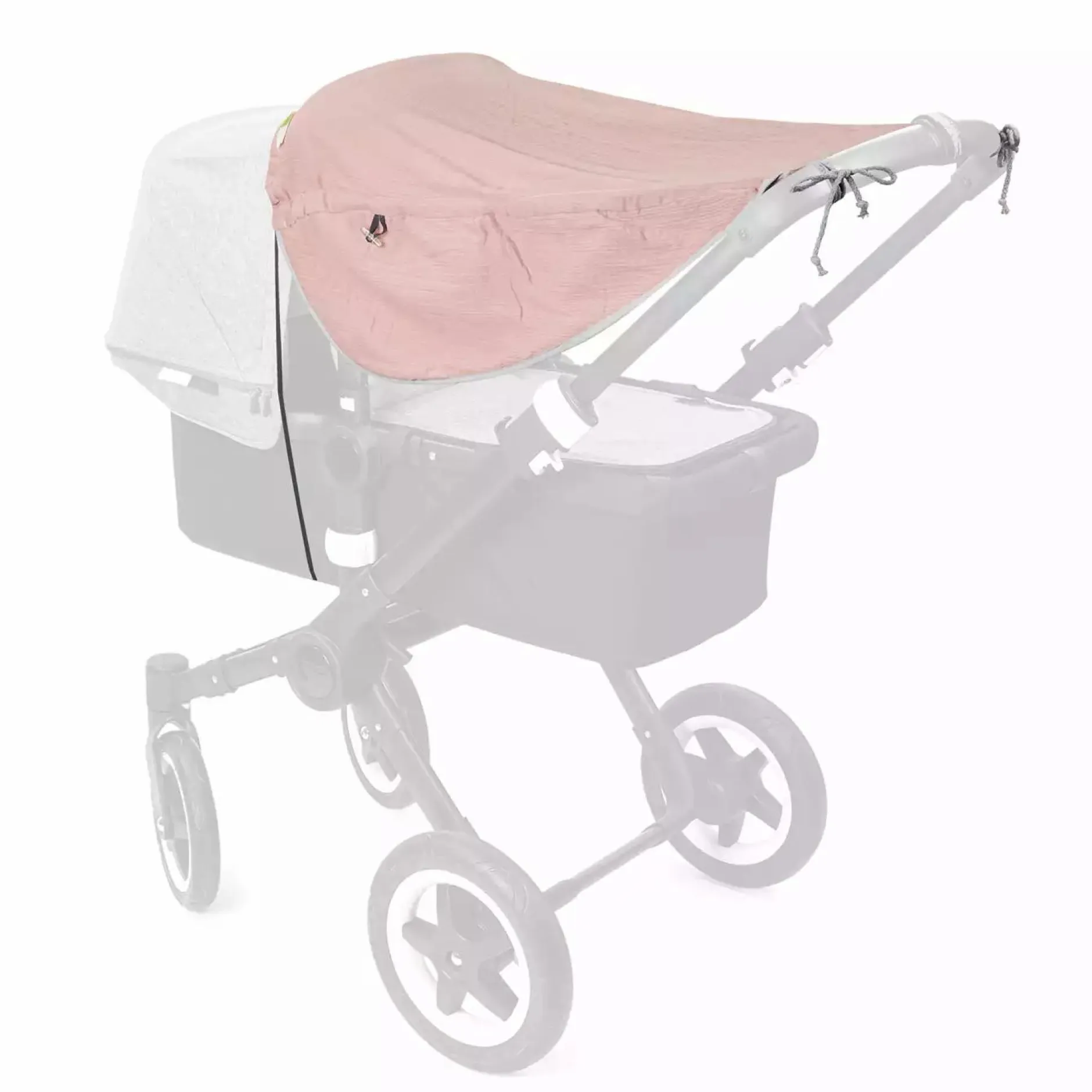 Liebes vPriebes Sonnensegel Johanna Musselin Altrosé*Kinder Kinderwagen Zubehör